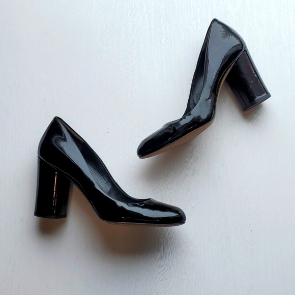 Via Spiga Round Toe Block Heels 7 - Picture 5 of 8